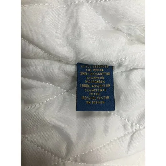 Millard Fillmore white asymmetrical‎ belted jkt M - Picture 8 of 8